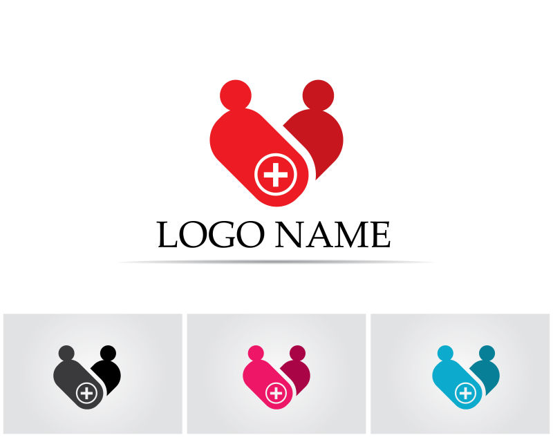 矢量的医学主题logo设计