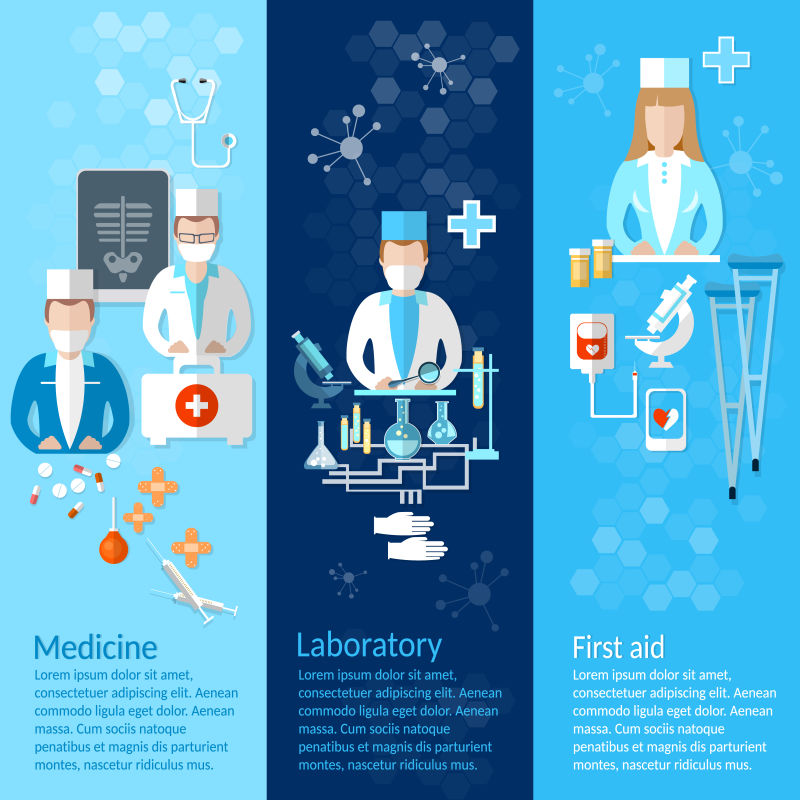 医疗概念矢量横幅