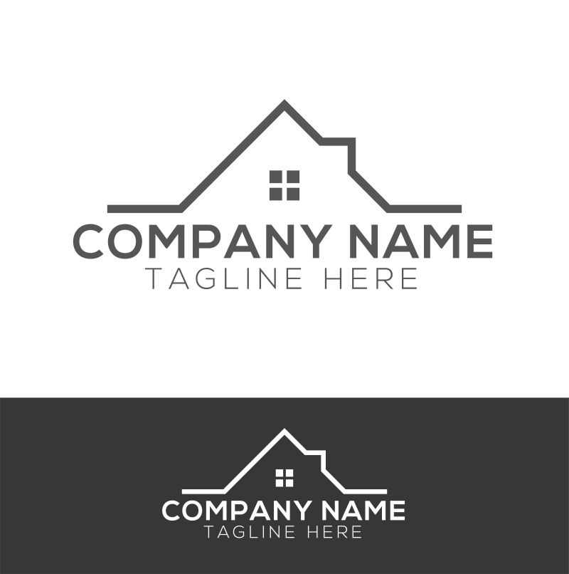 矢量的房地产公司logo