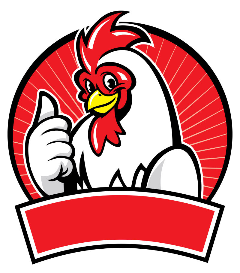 矢量的公鸡logo设计