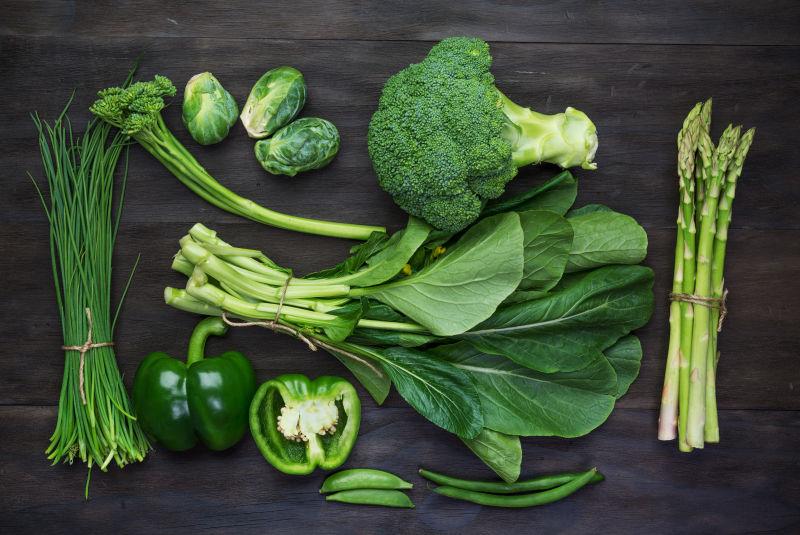 健康的绿色有机蔬菜