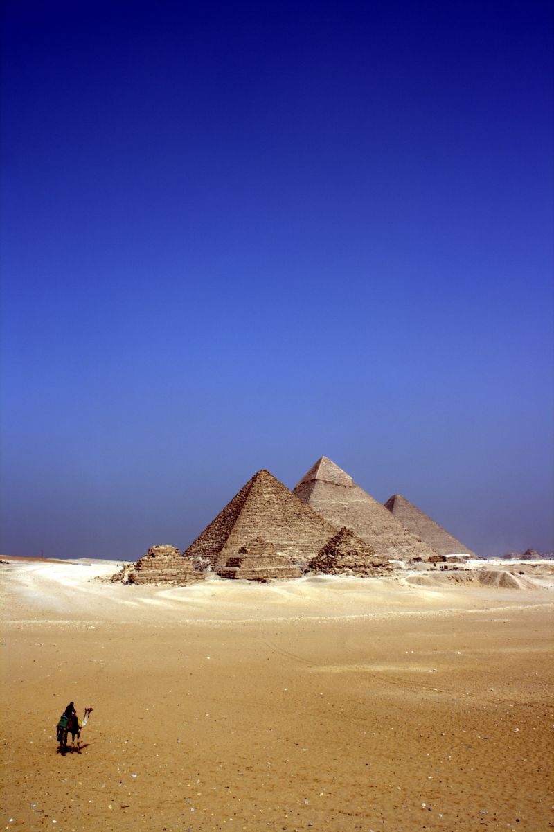 埃及金字塔远景