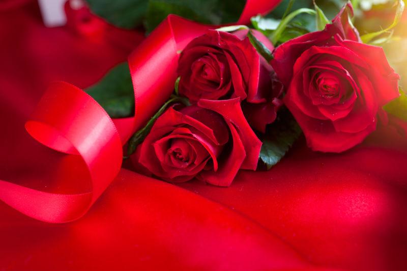 情人节红玫瑰花束