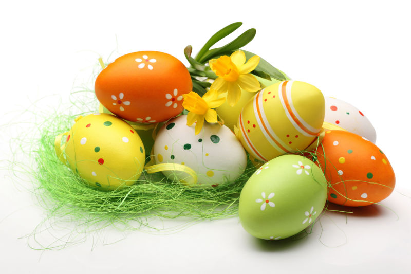 水仙和复活节彩蛋
