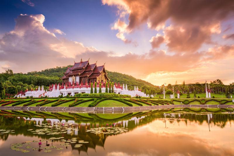泰国清迈皇家植物园建筑