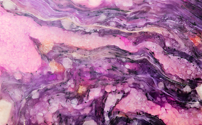 紫色的大理石