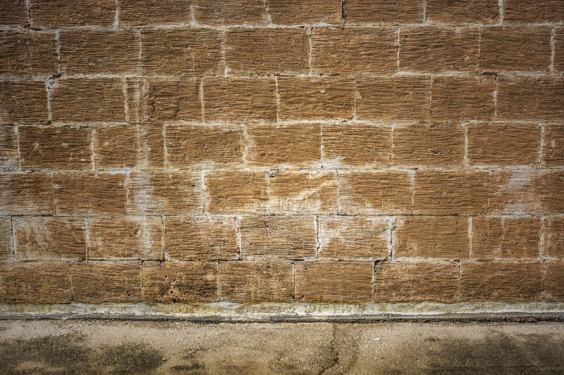 复古的老旧混凝土砖块墙壁