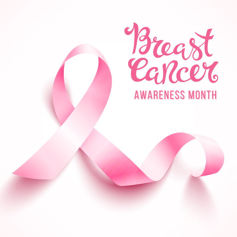 矢量现代宣传乳腺癌海报设计