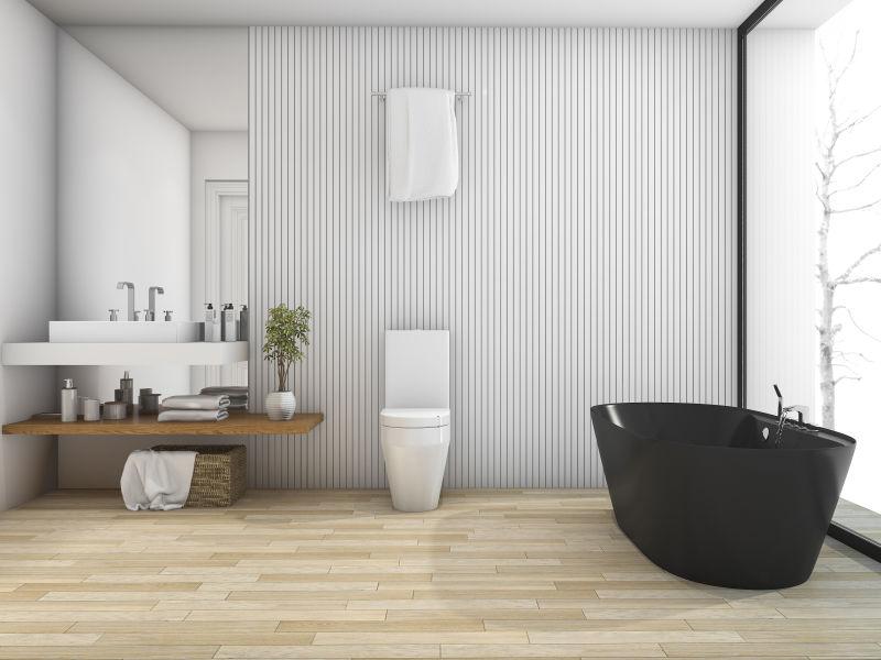 豪华浴室3D渲染