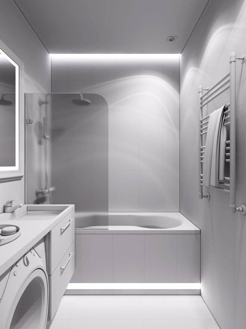 现代三维3D浴室