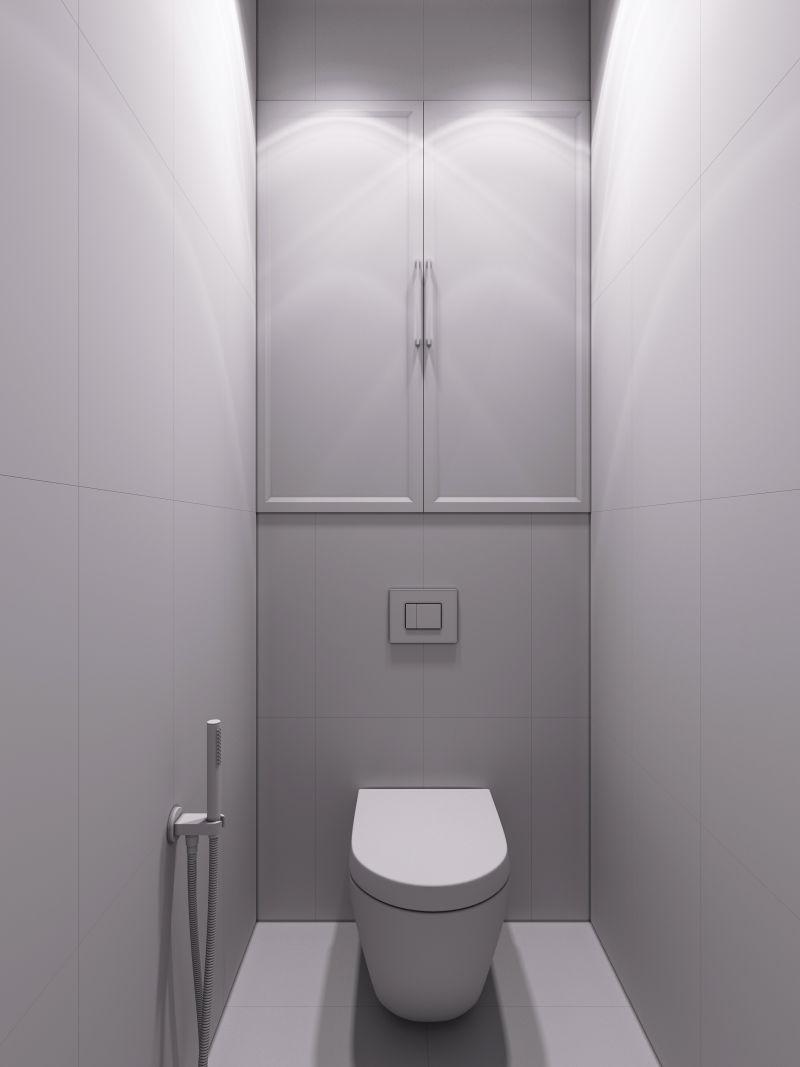 现代古典风格的3D渲染的浴室