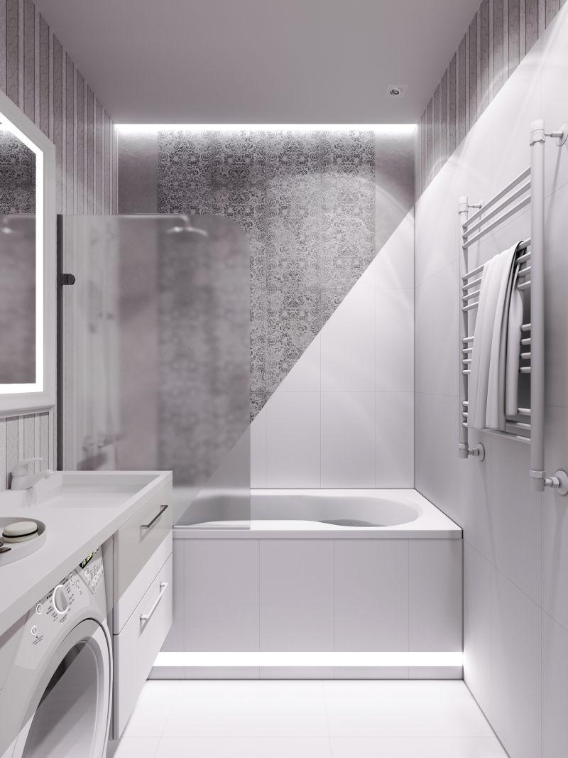 现代风格的浴室