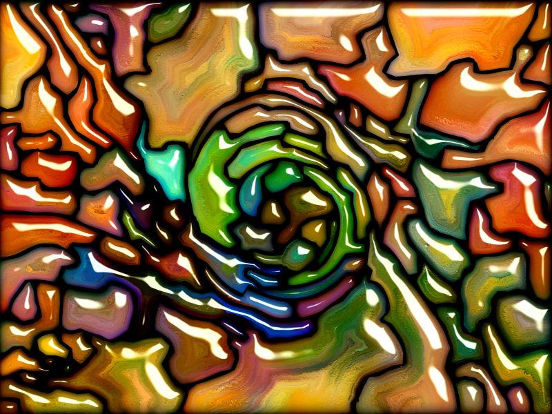 彩色的抽象艺术背景玻璃