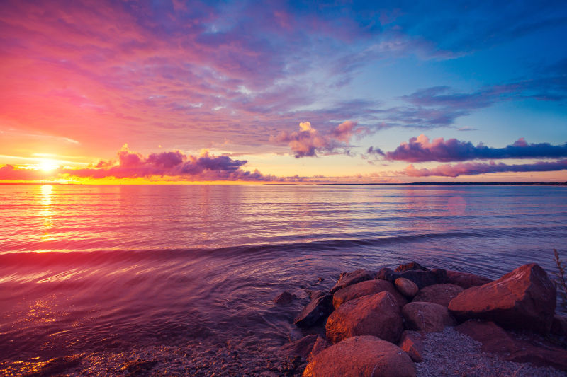 海上日出美景