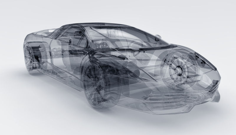 3D汽车模型概念