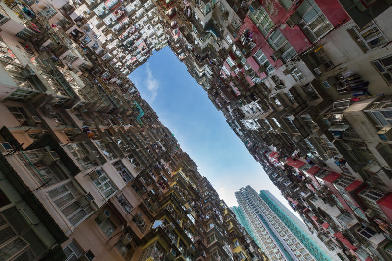 香港市的住宅公寓
