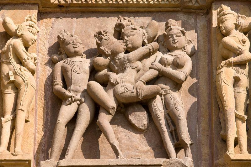 印度克久拉霍的神秘浮雕
