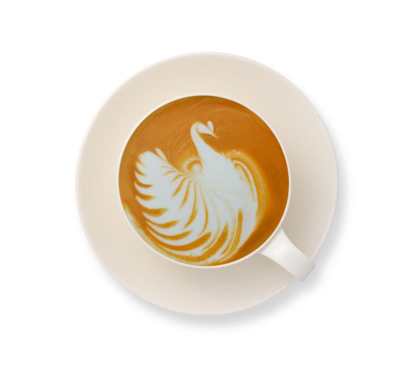 好看的鸟形咖啡艺术