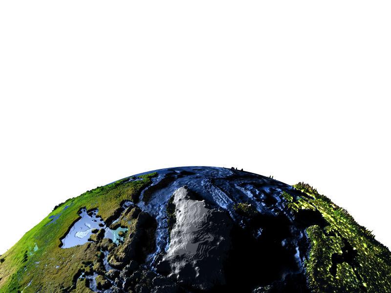 格陵兰岛的地球模式