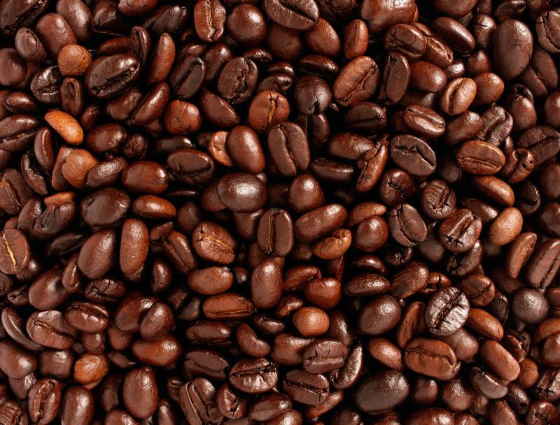 密密麻麻的咖啡豆