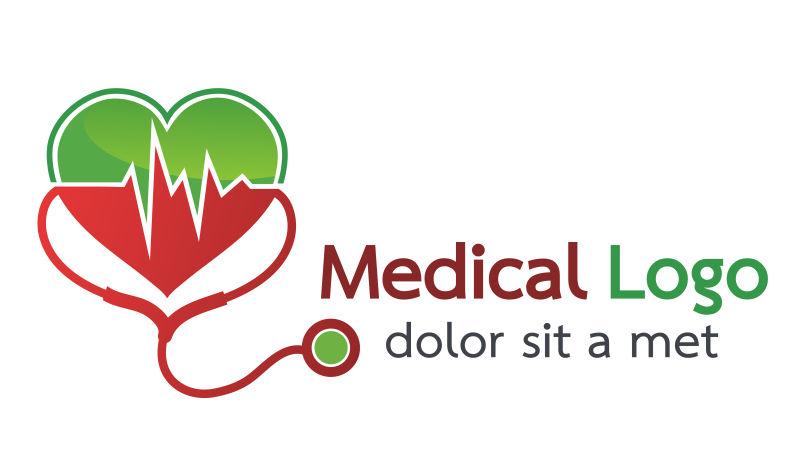 矢量医疗logo的设计