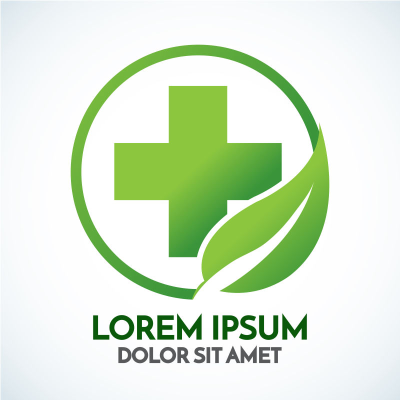 矢量生态医疗logo