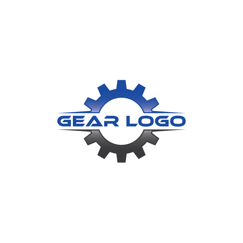 矢量的齿轮logo设计