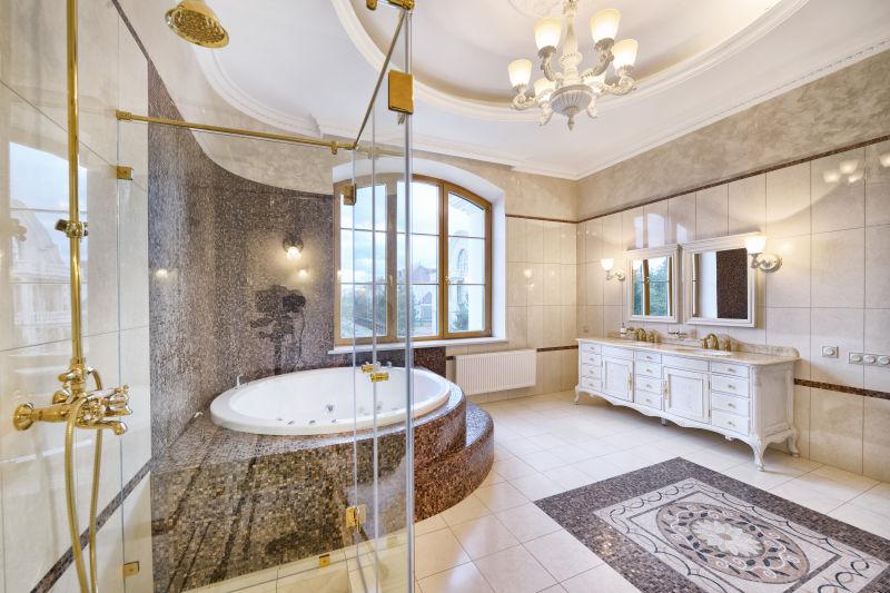 现代豪华欧式浴室设计