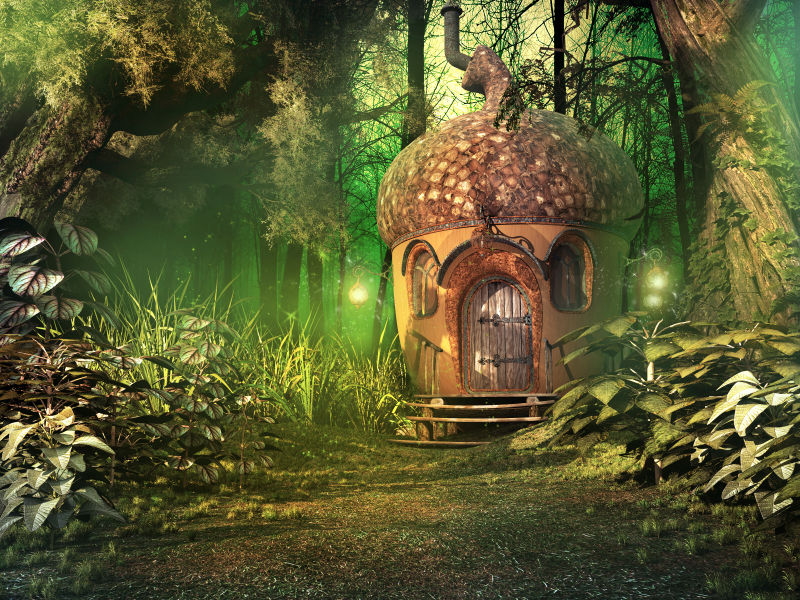 童话森林里的小屋