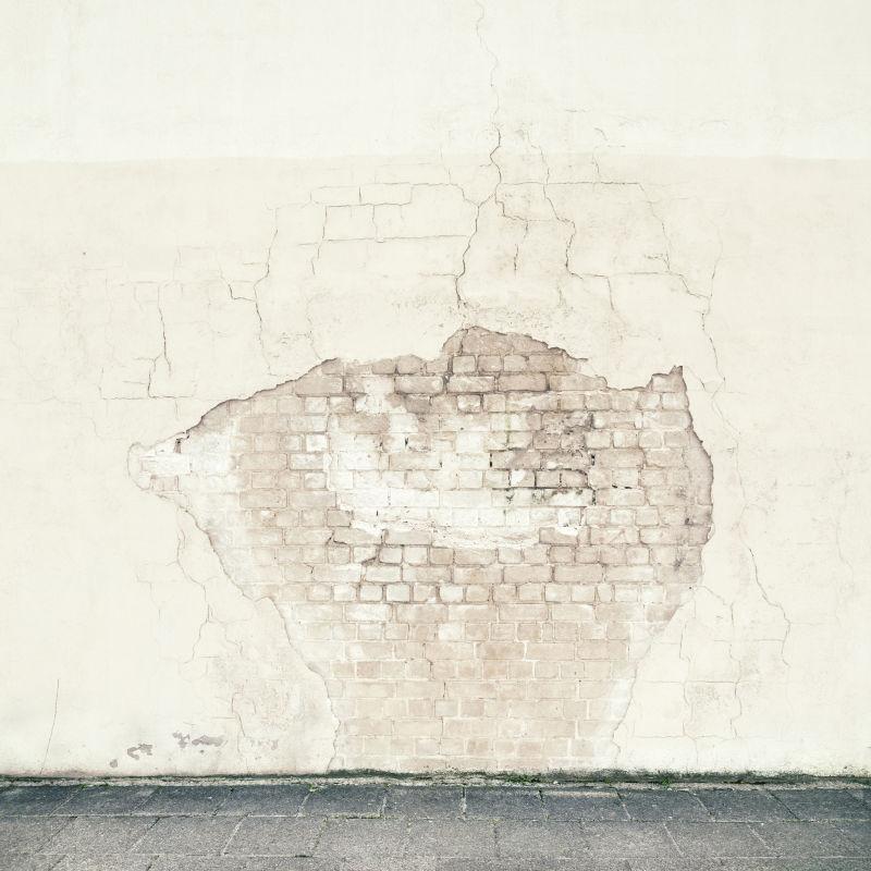 老街道墙的纹理背景