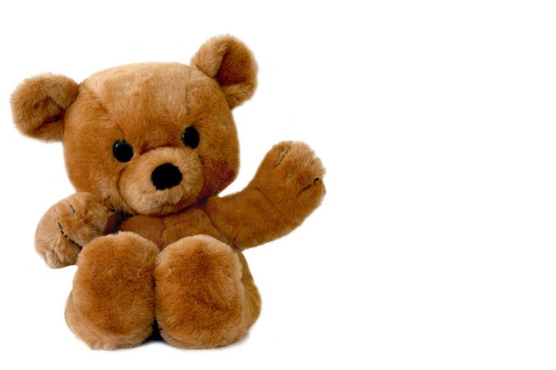 棕色的泰迪熊毛绒玩具