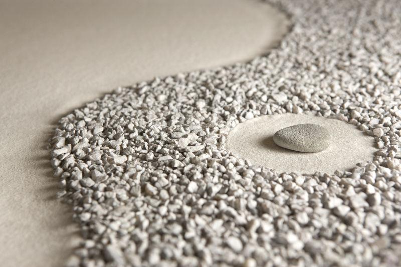 沙子和禅宗石