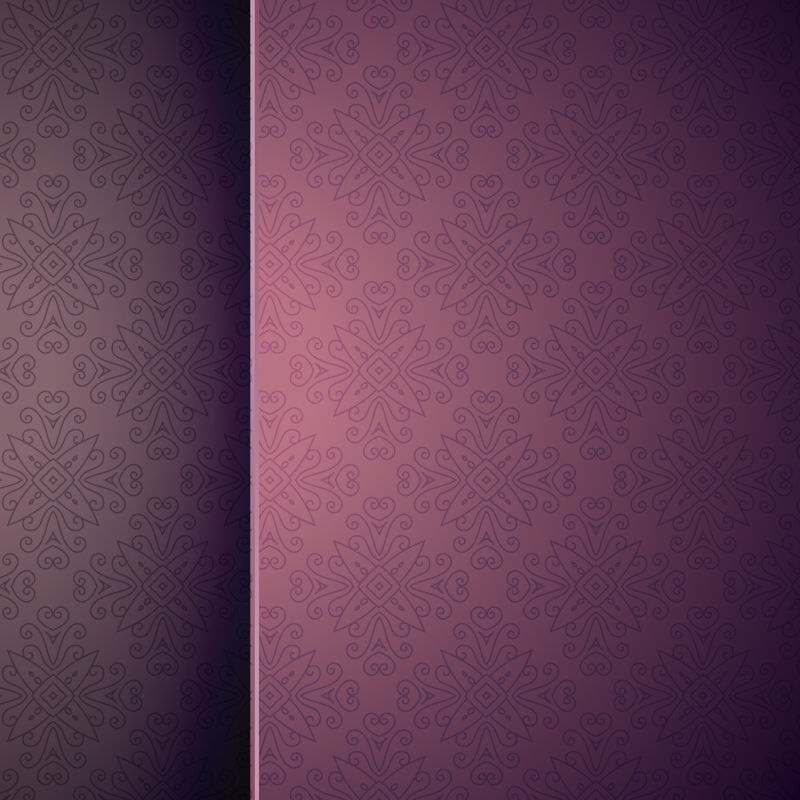 紫色花卉背景矢量设计