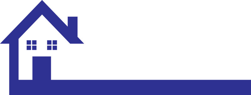蓝色的房地产logo标志矢量设计