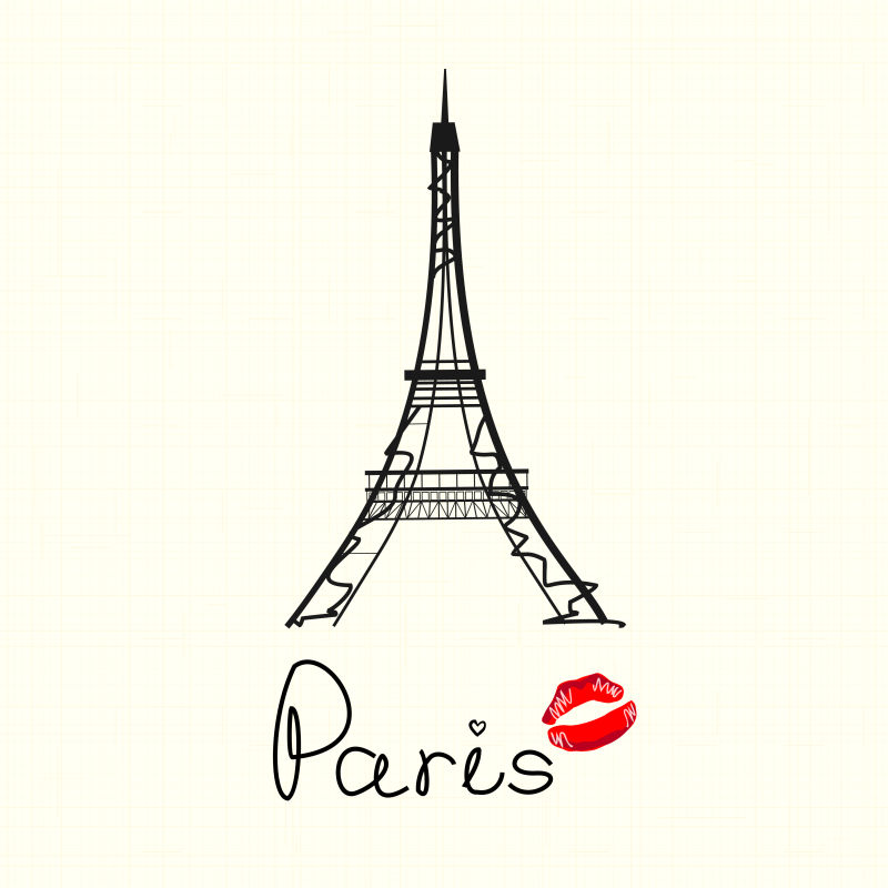 巴黎和埃菲尔铁塔
