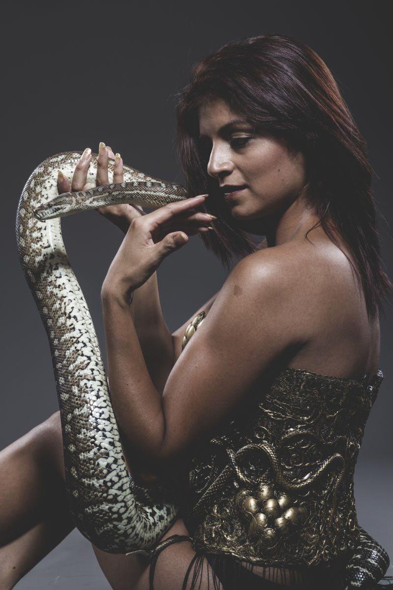 美女和可怕的蟒蛇