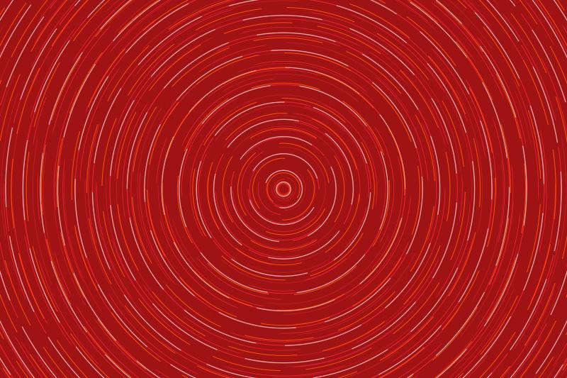 红色抽象螺旋波纹背景