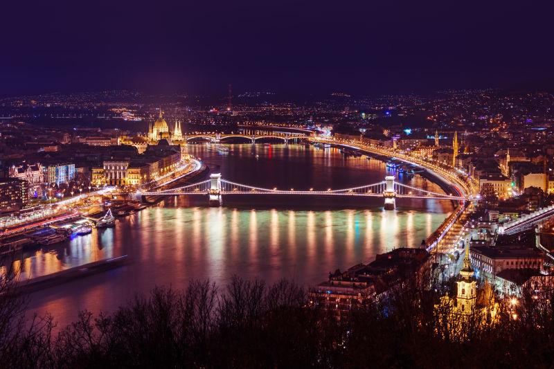 匈牙利城市夜景