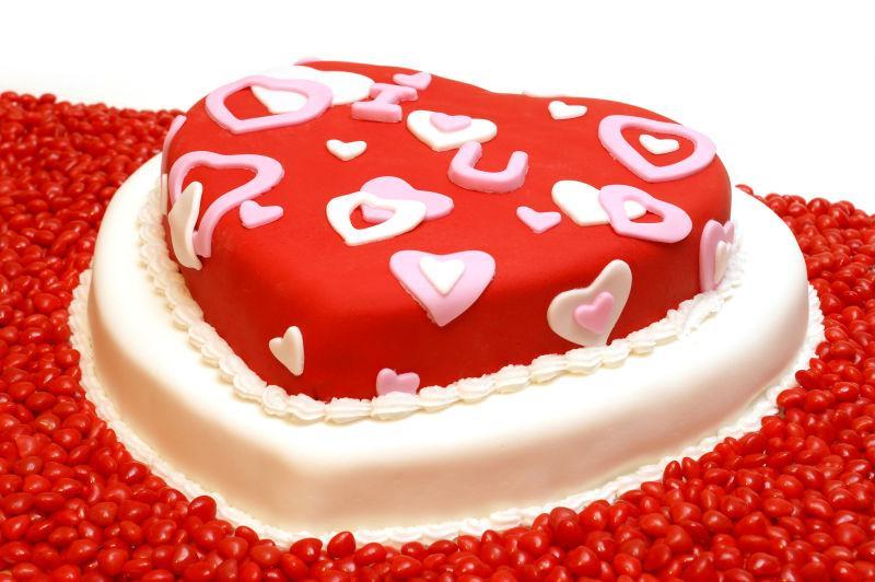 情人节蛋糕一种心形蛋糕