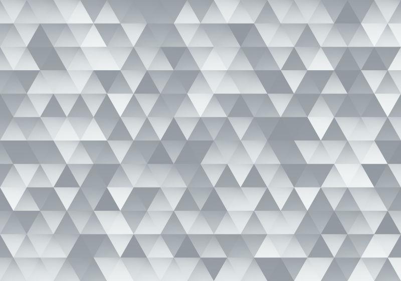 抽象的白色和灰色三角形背景