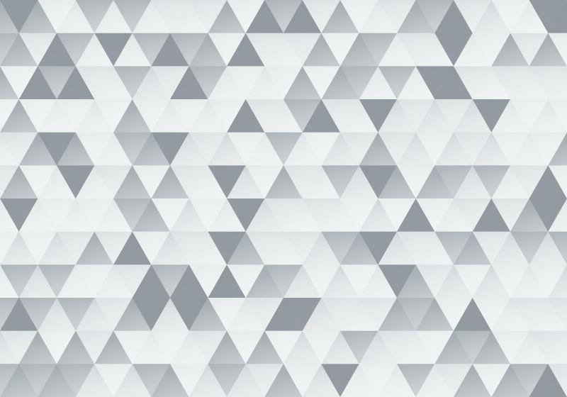 抽象灰白色三角形背景