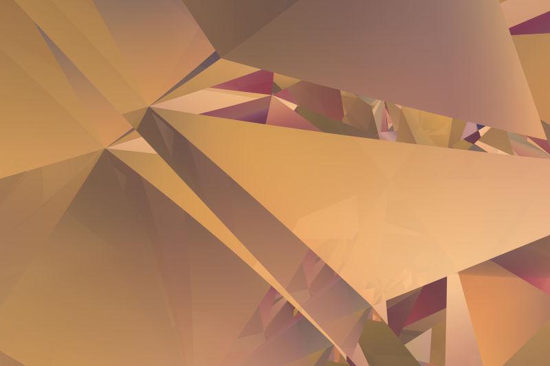 抽象的三角形水晶背景