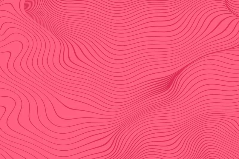 粉红色的抽象线型背景