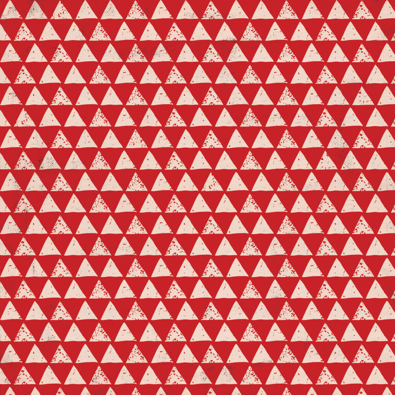 红色三角几何背景