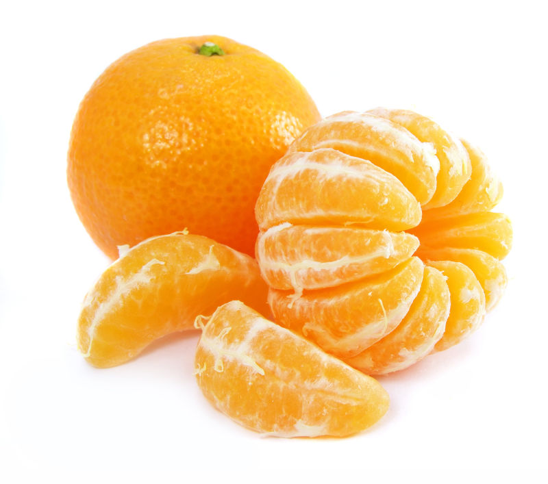黄色的橘子
