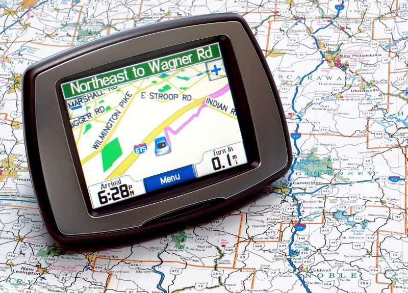 地图上的GPS导航
