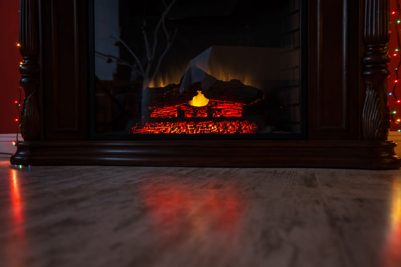 圣诞节室内壁炉
