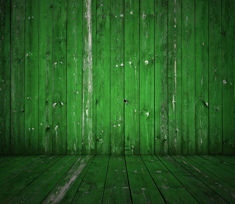 绿色木板背景纹理