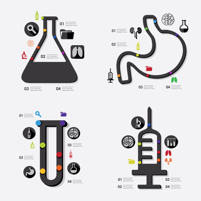 四种医学图标