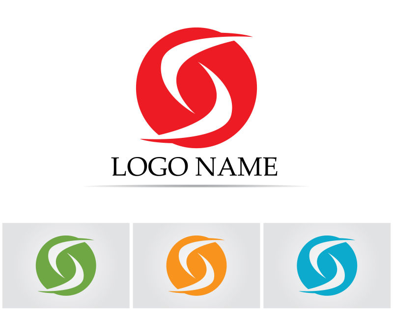 矢量的现代创意公司logo标志设计